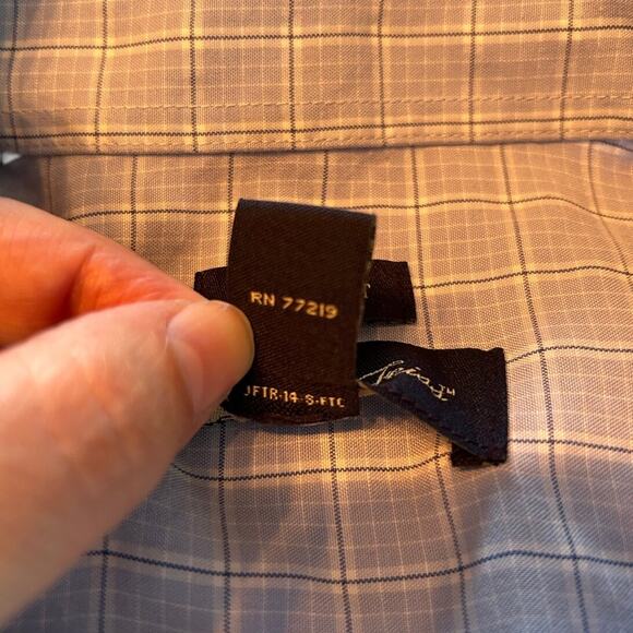 Joseph Feiss Size Med Classic Fit Short Sleeve Mens Button down Shirt - Picture 5 of 9